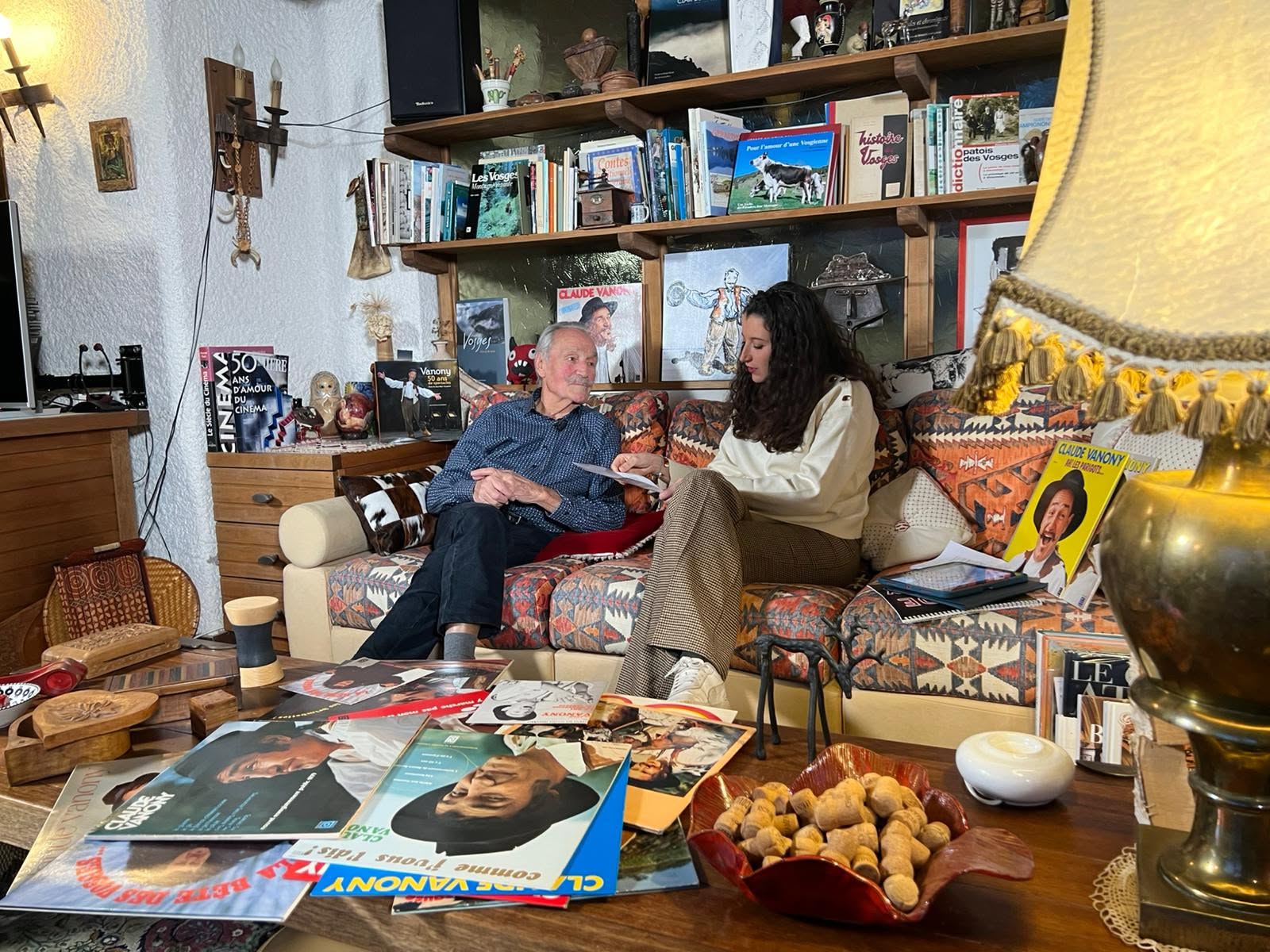 Vosges TV en tournage avec Claude Vanony