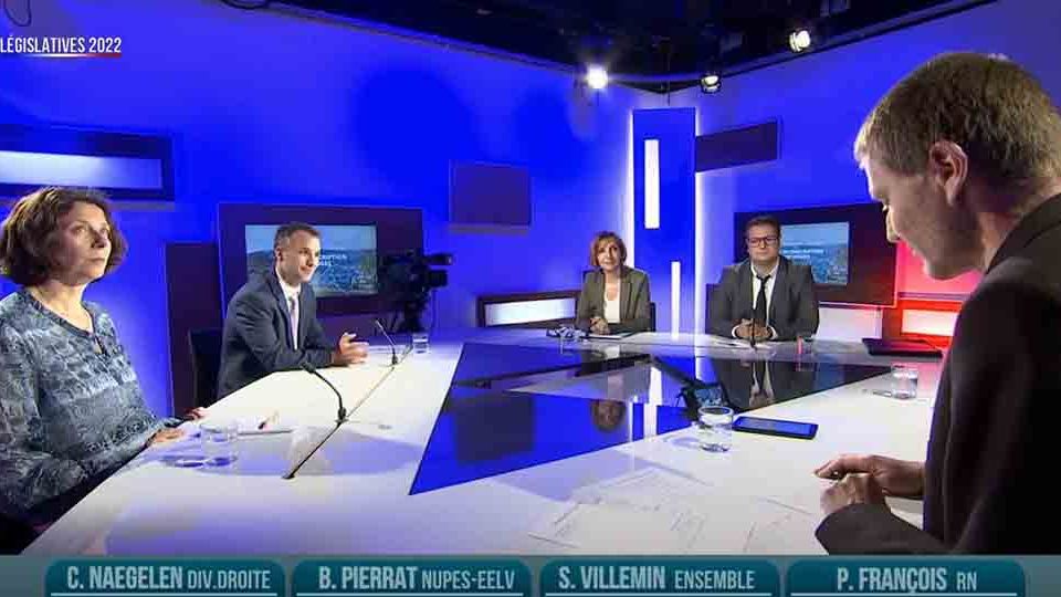 Débat du 1er tour des législatives 2022 - 3ème circonscription des Vosges