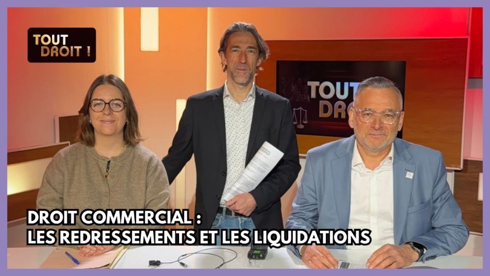 Droit commercial : les redressements et les liquidations