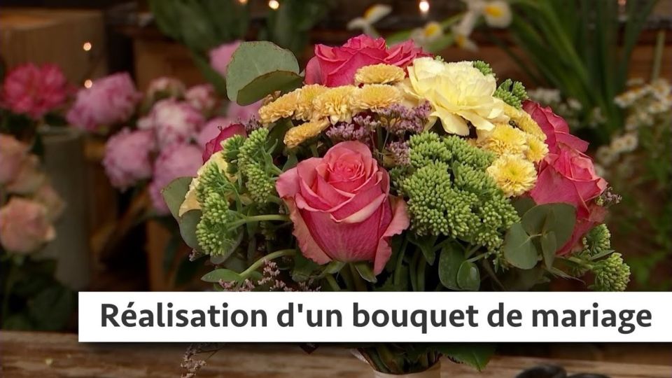 Atelier du jardin : Réalisation d'un bouquet de mariage