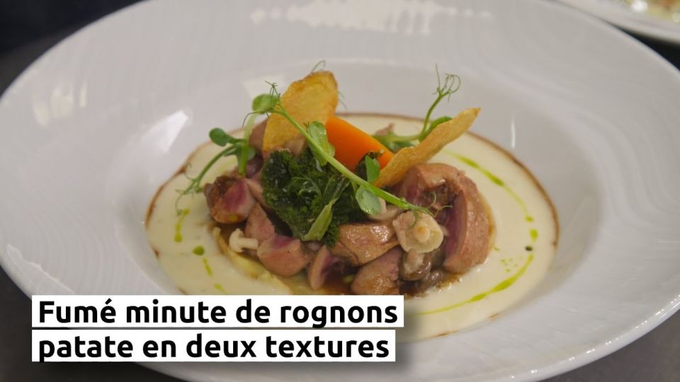 A feu doux : Les Ménestrels #04 Fumé minute de rognons et patate en deux textures