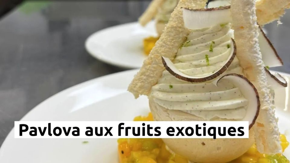 A feu doux : L'Auberge de la Klauss #05 Pavlova aux fruits exotiques
