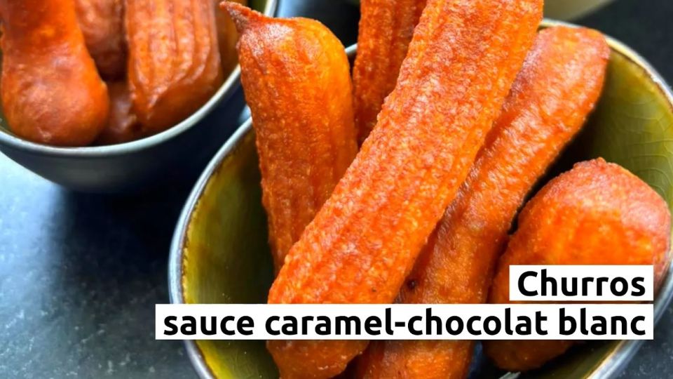 A feu doux : Cours des sens #4 Churros sauce caramel-chocolat blanc