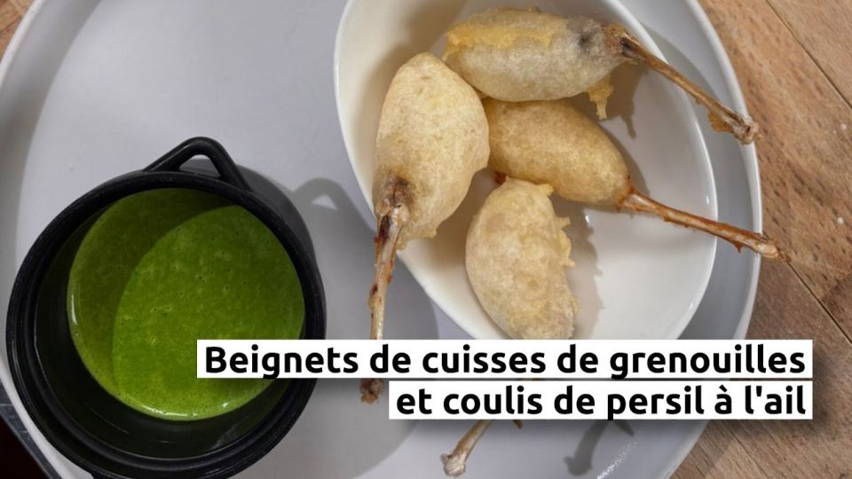 A feu doux : La Vigotte #01 Beignets de cuisses de grenouilles et coulis de persil à l'ail