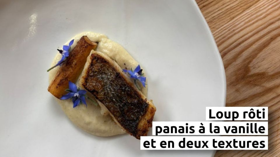 A feu doux : L'imprimerie #03 Loup rôti panais à la vanille et en deux textures