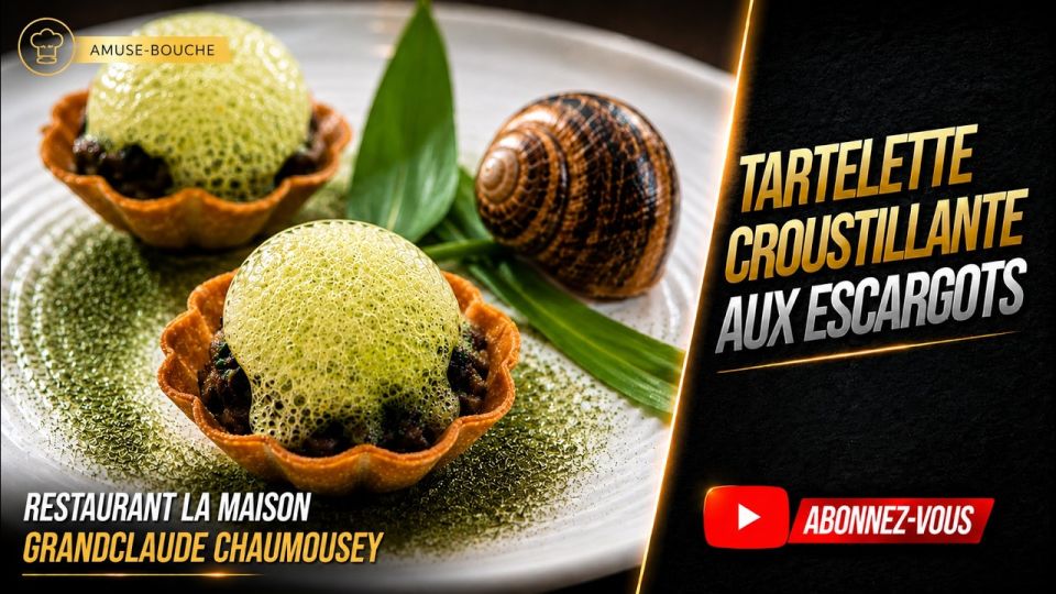 A feu doux : Maison Grandclaude #01 Tartelette croustillante aux escargots