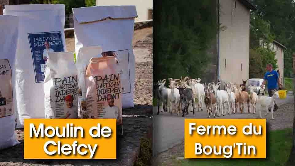 Du Champ à l'assiette : Moulin de Clefcy & Ferme du Boug'tin