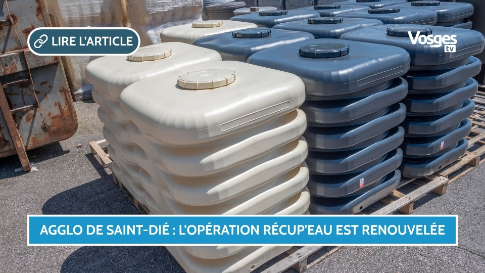 Agglo de Saint-Dié : l'opération Récup'Eau est renouvelée