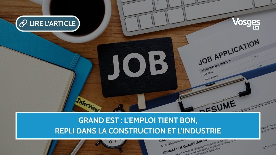 Grand Est : l’emploi tient bon, repli dans la construction et l’industrie
