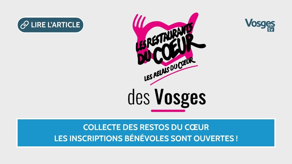 Collecte des Restos du Cœur : les inscriptions bénévoles sont ouvertes !