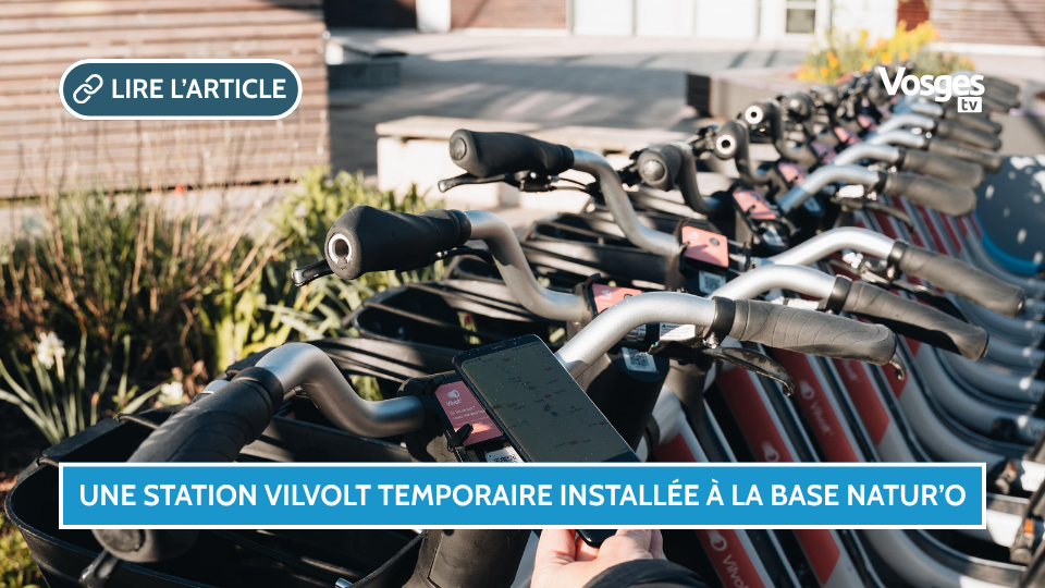 Une station Vilvolt temporaire installée à la Base Natur’O