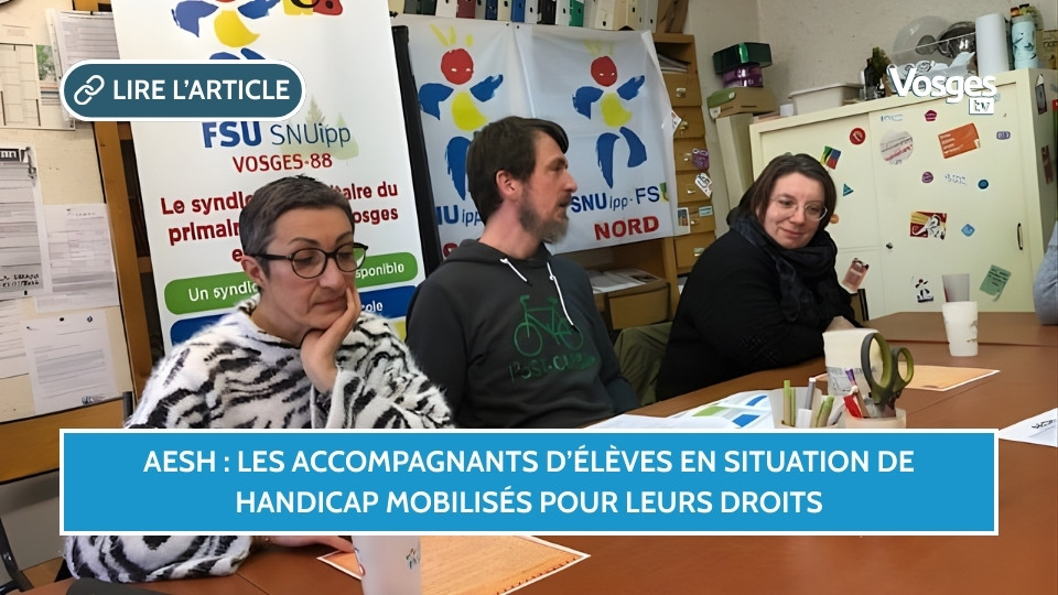 AESH : les accompagnants d’élèves en situation de handicap mobilisés pour leurs droits