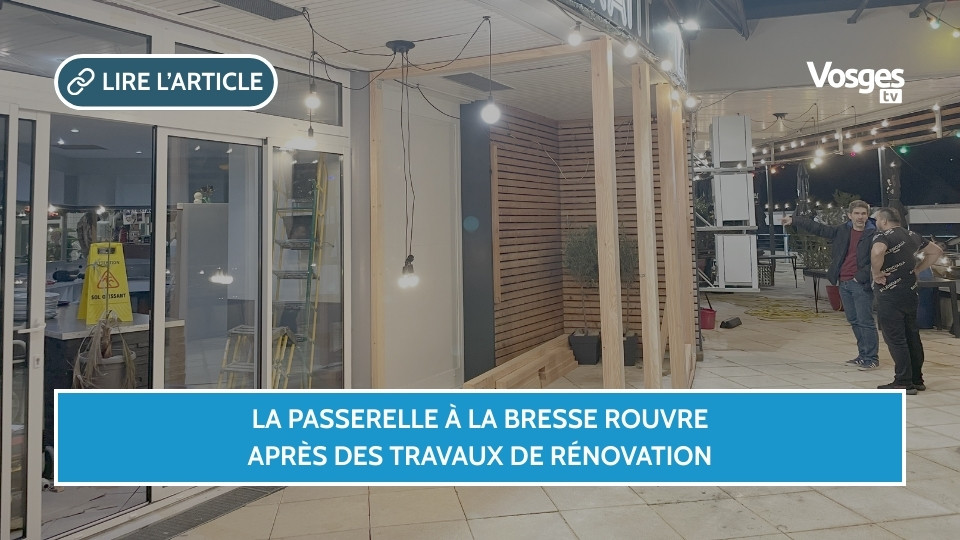 La Passerelle à La Bresse rouvre après des travaux de rénovation