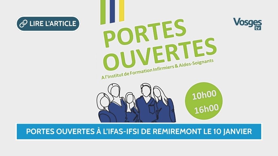 Portes ouvertes à l’IFAS-IFSI de Remiremont le 10 janvier