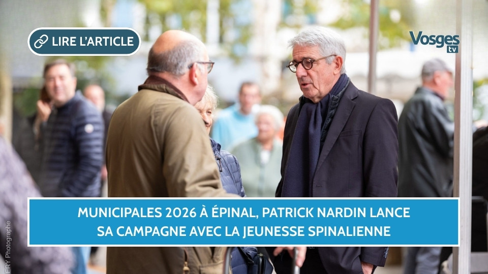 Municipales 2026 à Épinal, Patrick Nardin lance sa campagne avec la jeunesse spinalienne