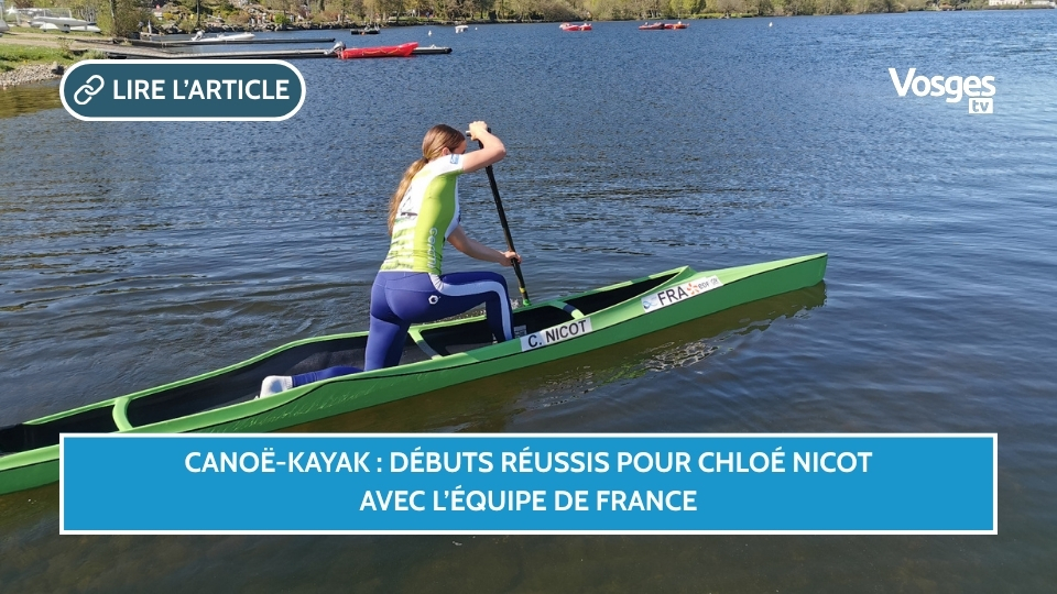 Canoë-kayak : débuts réussis pour Chloé Nicot avec l’équipe de France