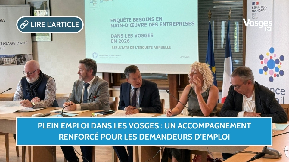 Plein emploi dans les Vosges : un accompagnement renforcé pour les demandeurs d’emploi