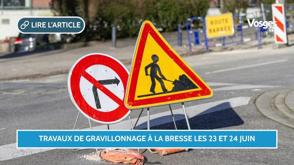 Travaux de gravillonnage à La Bresse les 23 et 24 juin