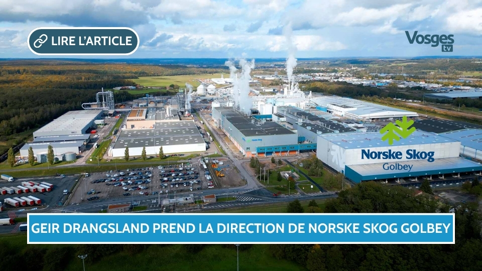 Geir Drangsland prend la direction de Norske Skog Golbey