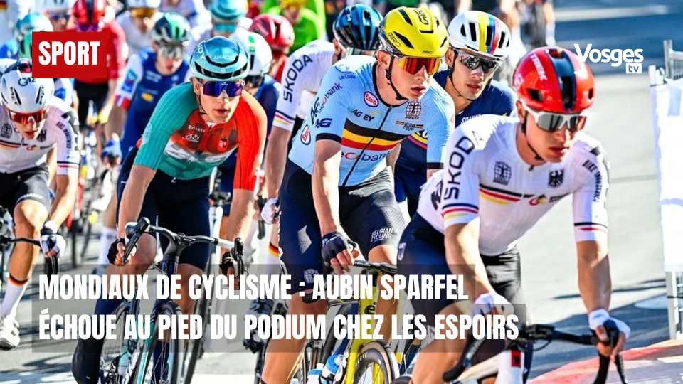 Mondiaux de cyclisme : Aubin Sparfel échoue au pied du podium chez les espoirs