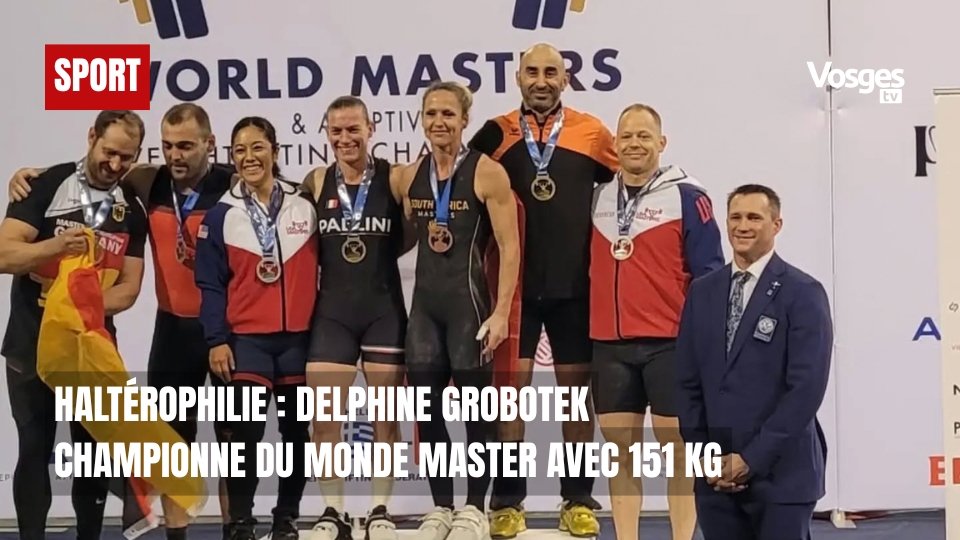 Haltérophilie : Delphine Grobotek championne du monde master avec 151 kg