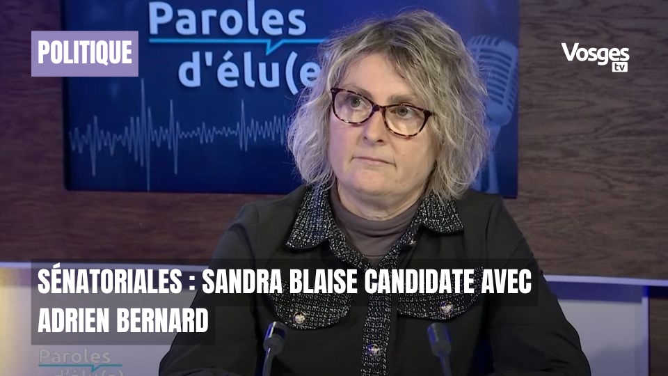 Sénatoriales dans les Vosges : Sandra Blaise candidate avec Adrien Bernard