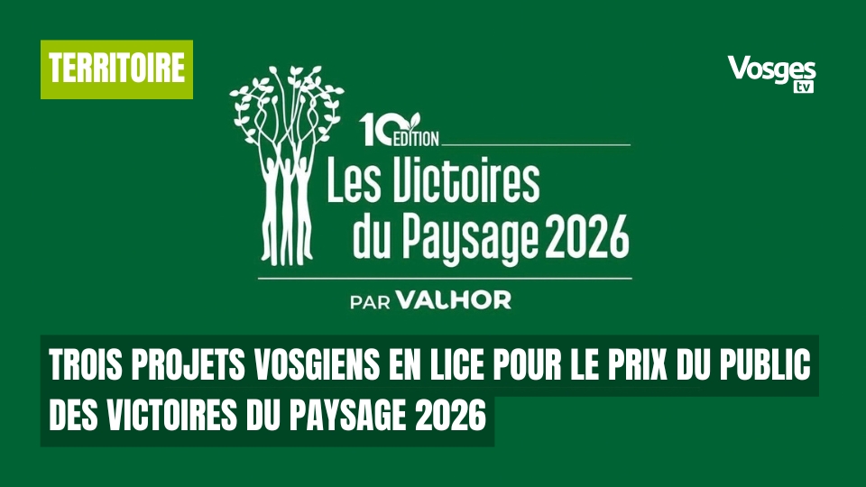Trois projets vosgiens en lice pour le Prix du Public des Victoires du Paysage 2026